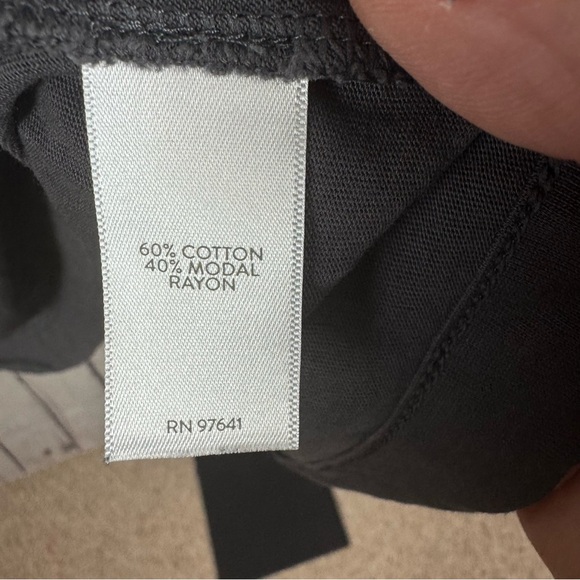 Pure Jill J. Jill Dark Gray Mock Turtleneck Short Sleeve Top Size Large - Picture 6 of 6